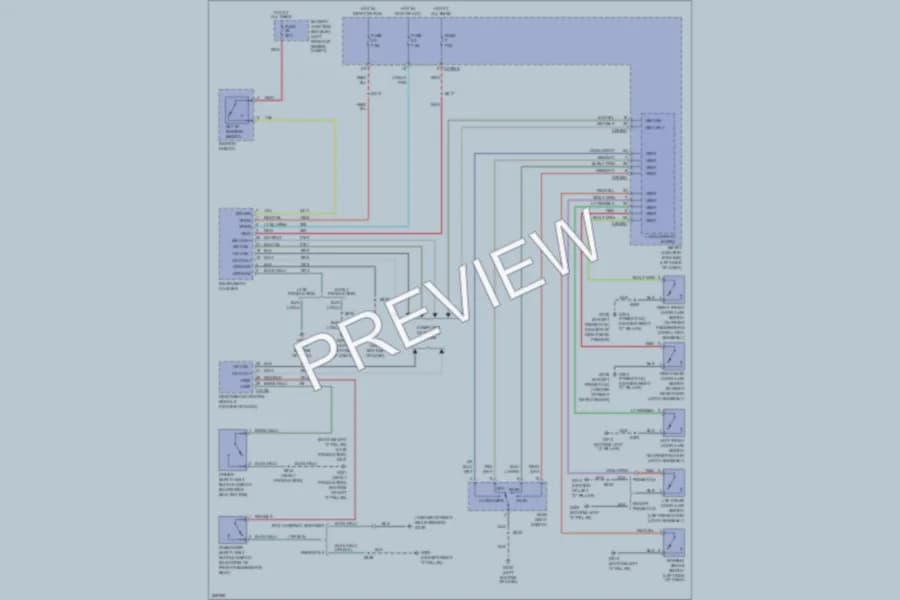 2006 Ford FiveHundred Warning Systems wiring diagram preview