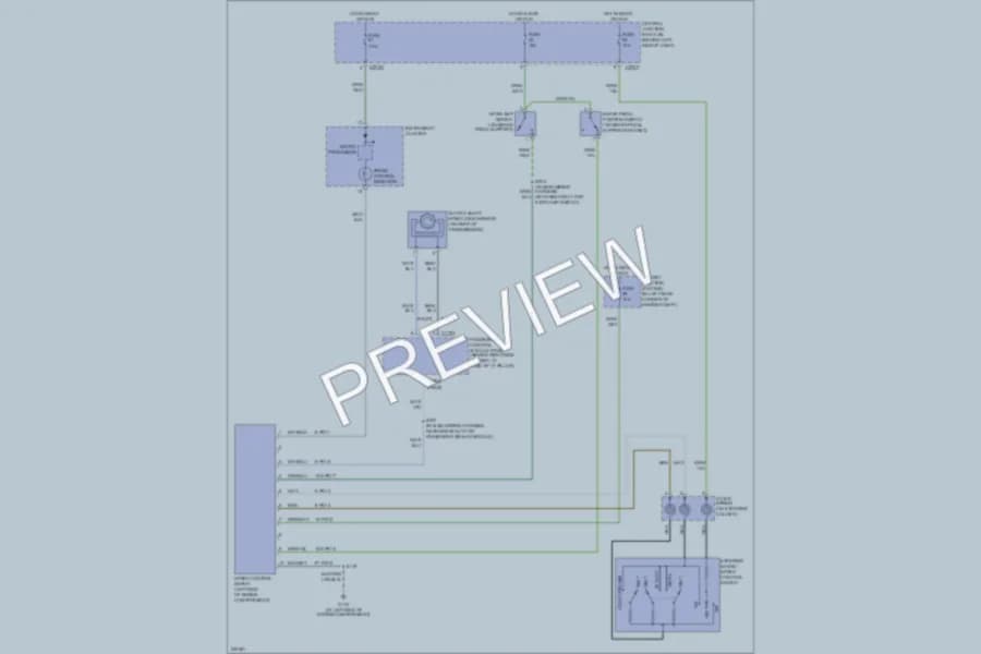 2006 Ford Focus Cruise Control wiring diagram preview