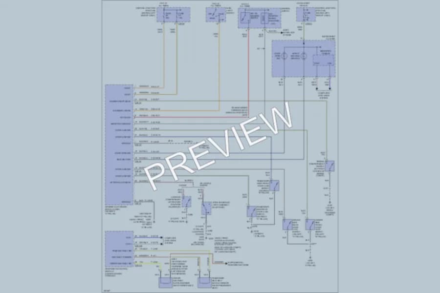 2006 Ford Focus Warning Systems wiring diagram preview