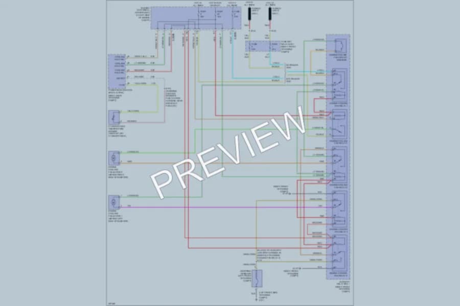2006 Ford Freestar Cooling Fan wiring diagram preview