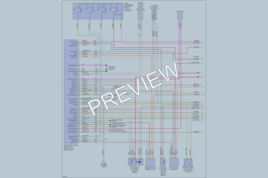 2006 Ford Freestar Engine Performance wiring diagram preview