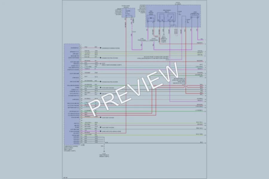 2006 Ford Freestyle Engine Performance wiring diagram preview