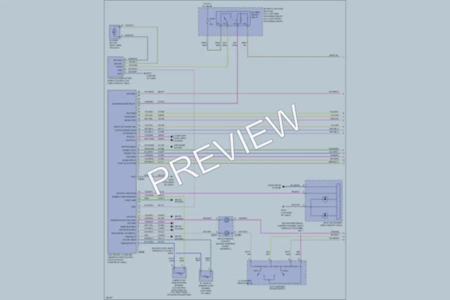 2006 Ford Fusion Air Conditioning wiring diagram preview