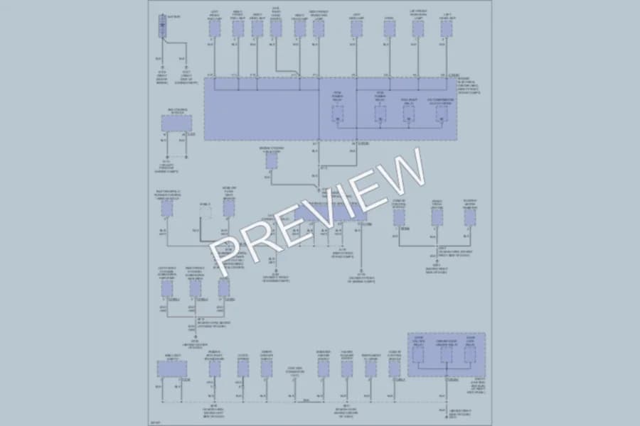 2006 Ford Mustang Ground Distribution wiring diagram preview