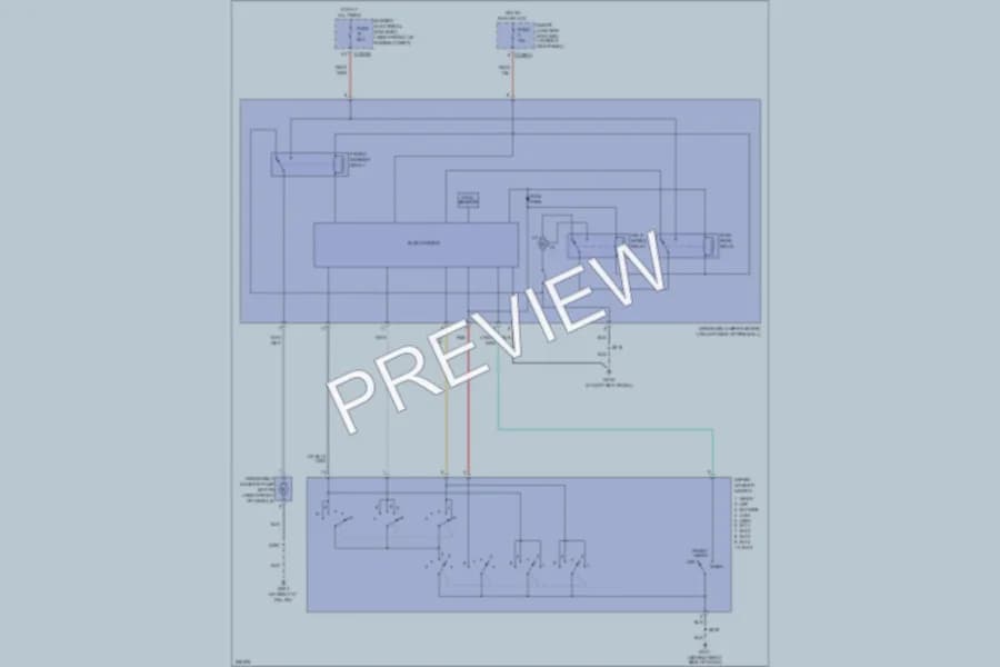 2006 Ford Mustang Wiper Washer wiring diagram preview
