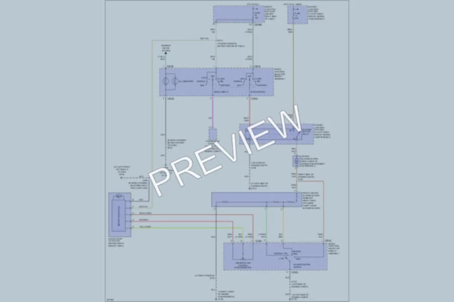 2006 Ford Ranger Air Conditioning wiring diagram preview