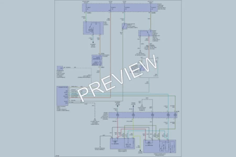 2006 Ford Ranger Cruise Control wiring diagram preview