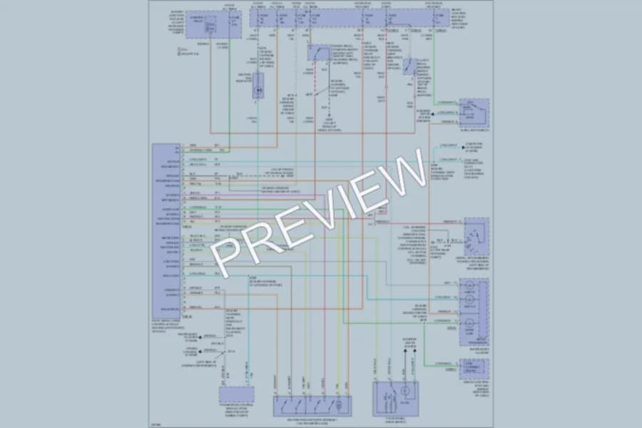 2006 Ford Ranger Transmission wiring diagram preview