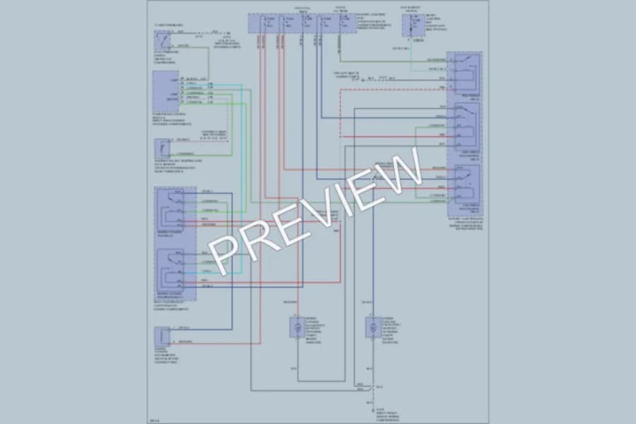 2006 Ford Taurus Cooling Fan wiring diagram preview