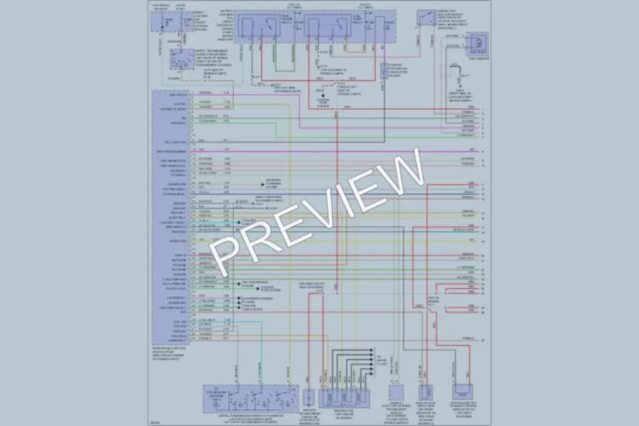 2006 Ford Taurus Engine Performance wiring diagram preview