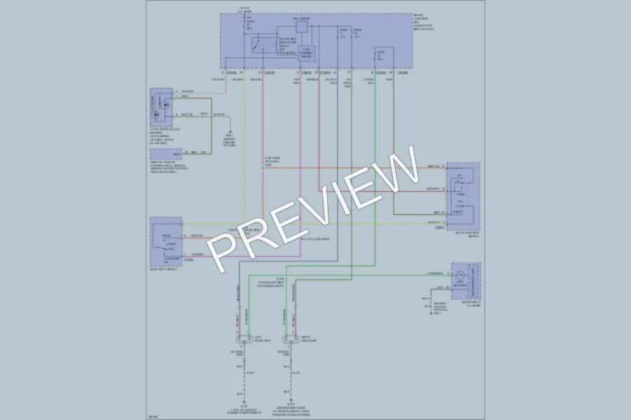 2006 Ford Taurus Headlights wiring diagram preview