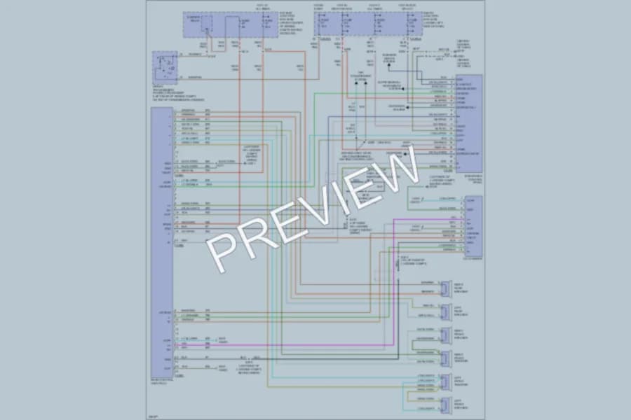 2006 Ford Taurus Radio wiring diagram preview