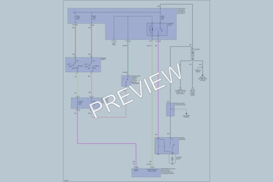 2006 GMC C2500YukonXL Starting Charging wiring diagram preview