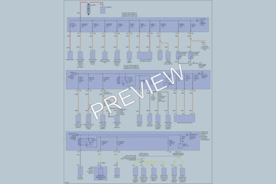 2006 GMC Canyon Power Distribution wiring diagram preview