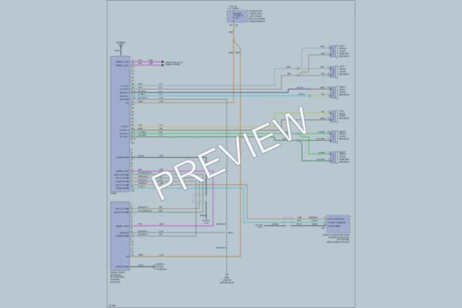 2006 GMC Canyon Radio wiring diagram preview