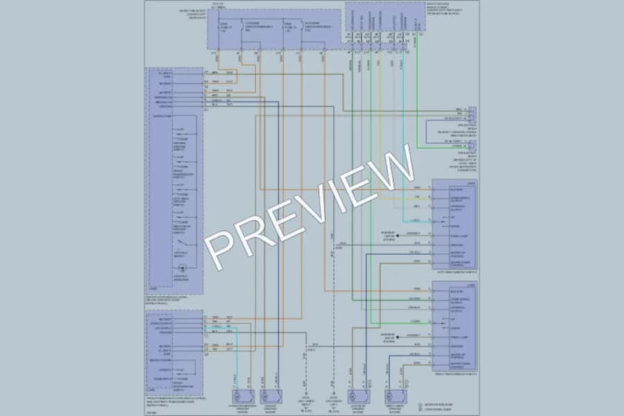 2006 GMC Envoy Power Windows wiring diagram preview