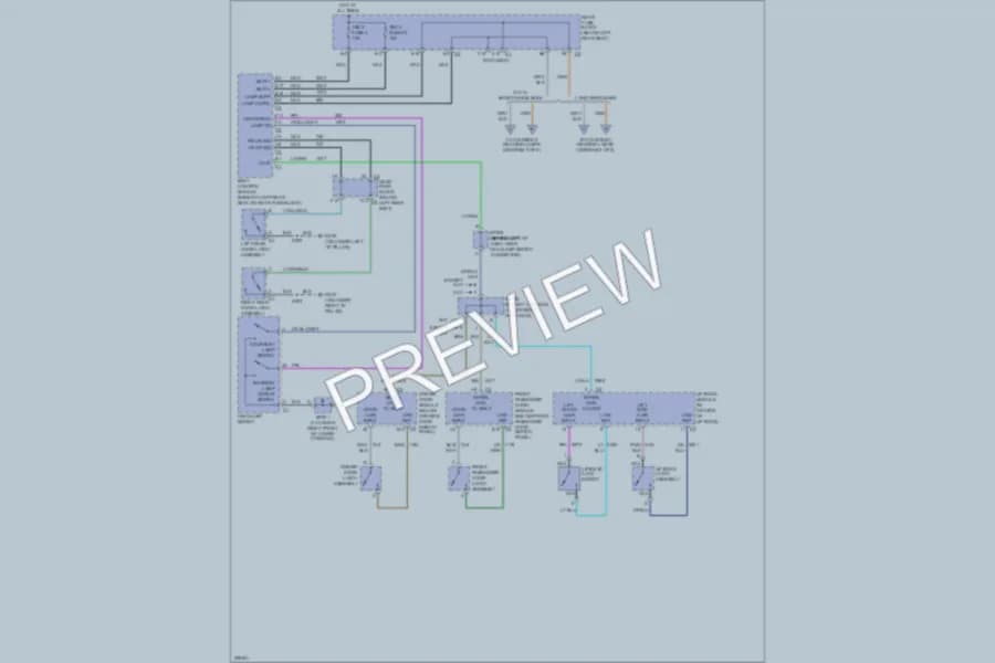 2006 GMC EnvoyXL Interior Lights wiring diagram preview