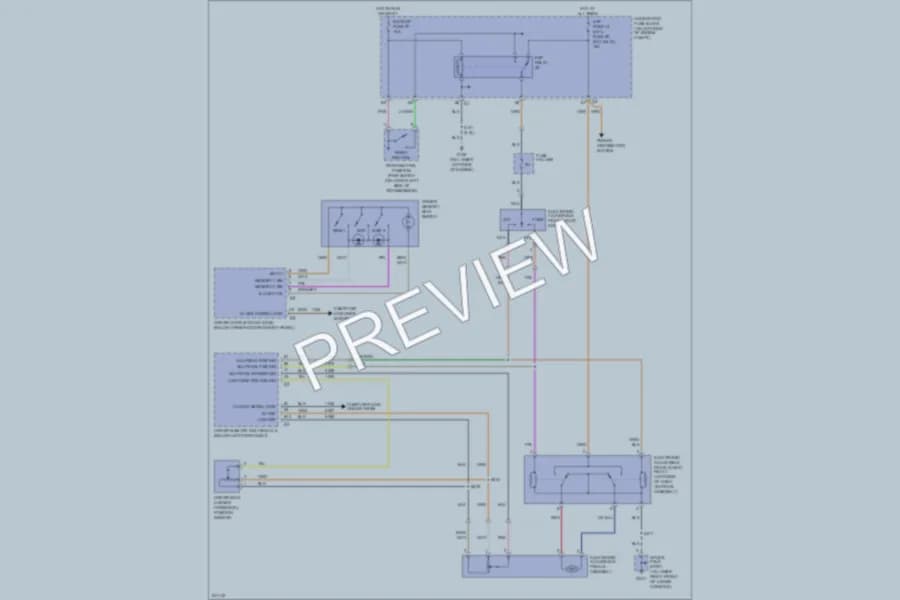 2006 GMC EnvoyXL Memory Systems wiring diagram preview