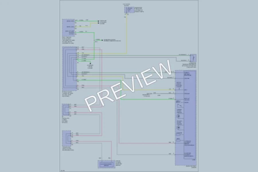 2006 GMC Yukon Power Mirrors wiring diagram preview