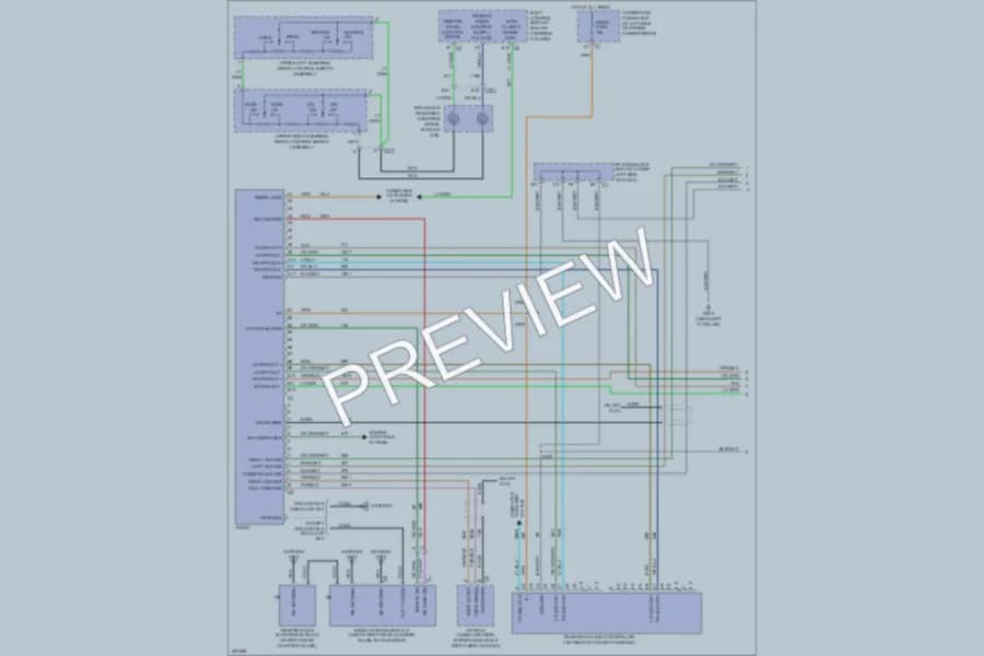 2006 GMC YukonDenali Radio wiring diagram preview
