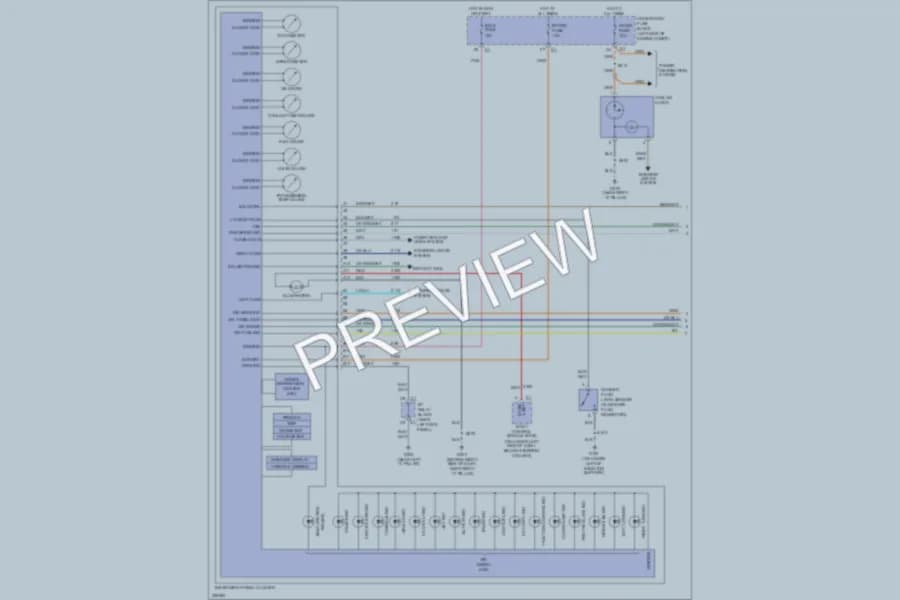 2006 GMC YukonXLDenali Instrument Cluster wiring diagram preview