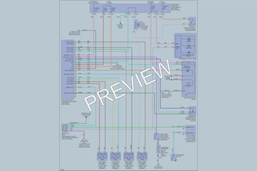 2006 HUMMER H2SUV Anti Lock Brakes wiring diagram preview