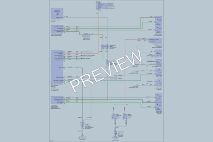 2006 HUMMER H2SUV Anti Theft wiring diagram preview