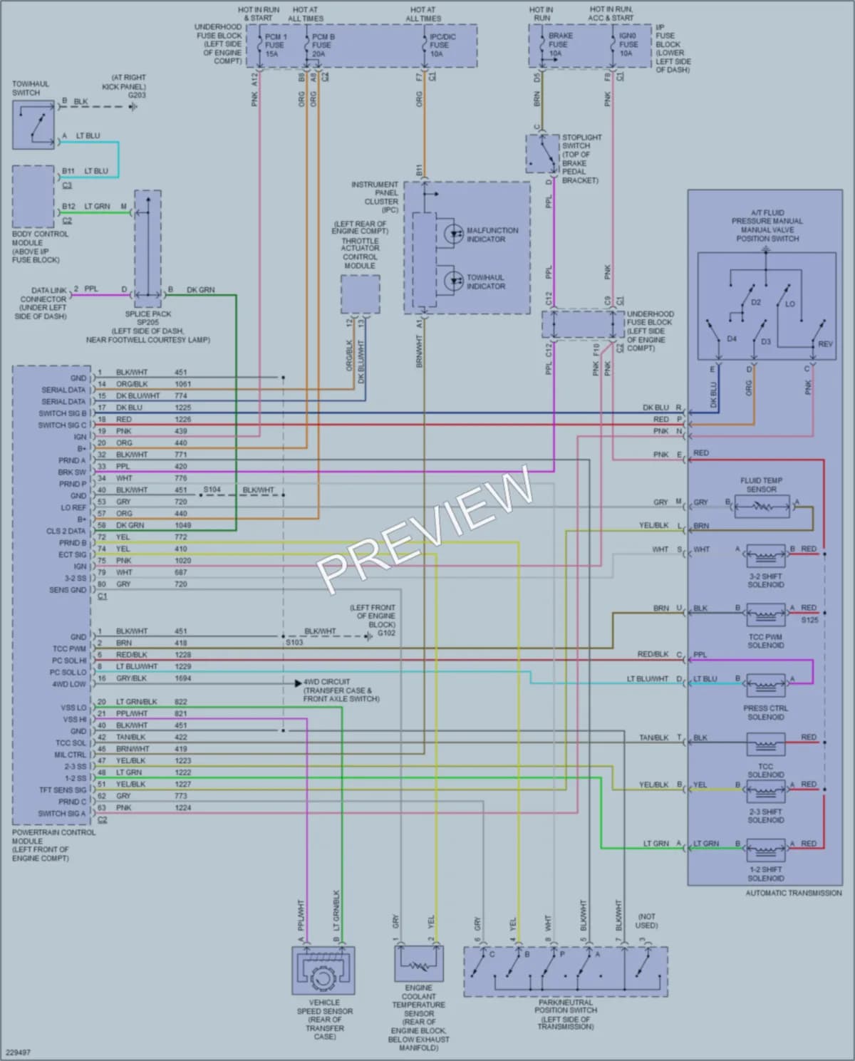 2006 HUMMER H2SUV Transmission wiring diagram preview