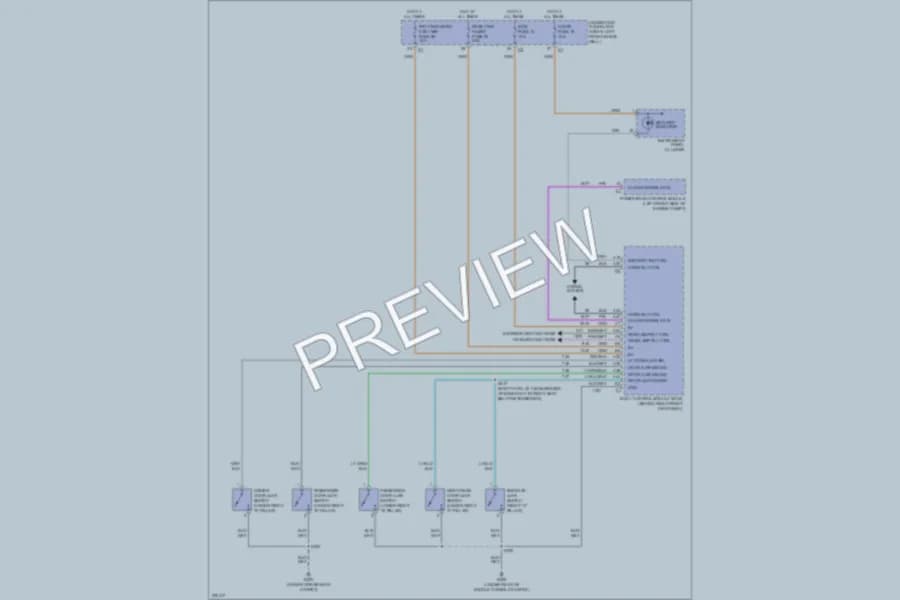 2006 HUMMER H3 Anti Theft wiring diagram preview