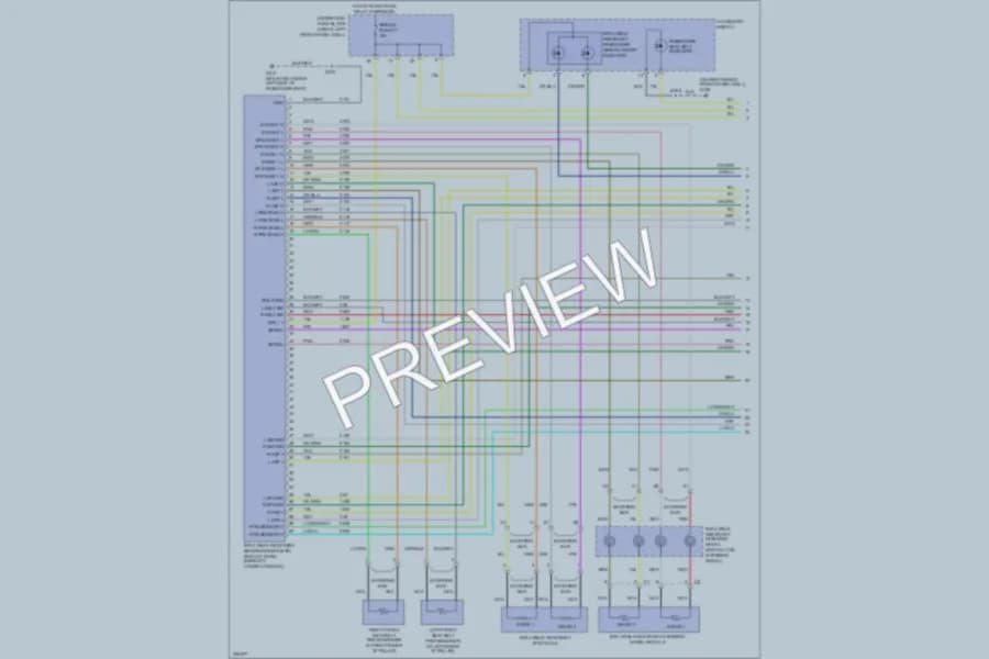 2006 HUMMER H3 Supplemental Restraints wiring diagram preview