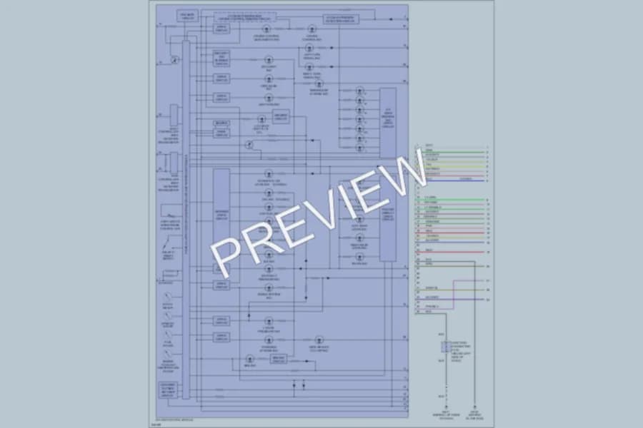 2006 Honda Accord Instrument Cluster wiring diagram preview