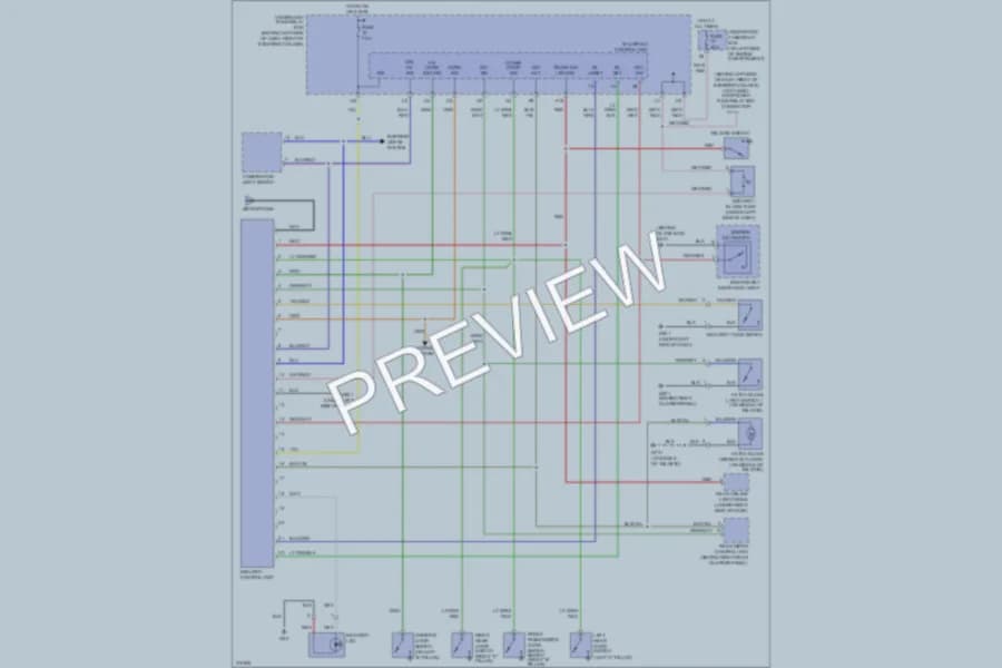 2006 Honda CRV Anti Theft wiring diagram preview