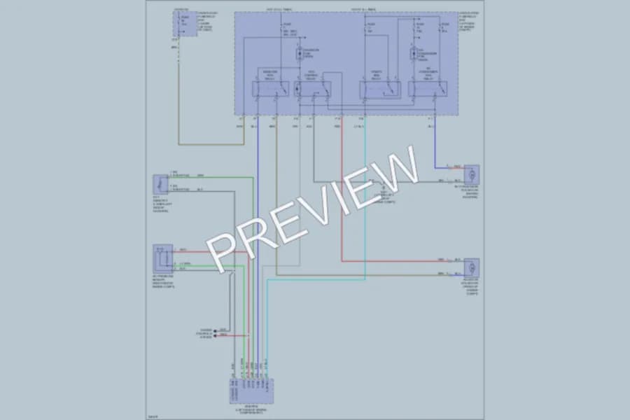 2006 Honda Civic Cooling Fan wiring diagram preview