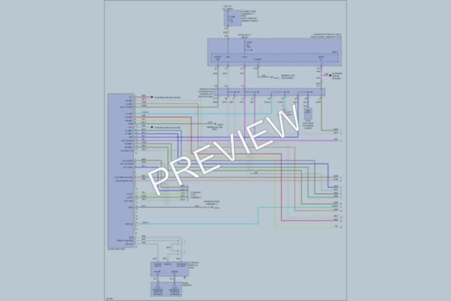 2006 Honda Civic Navigation wiring diagram preview