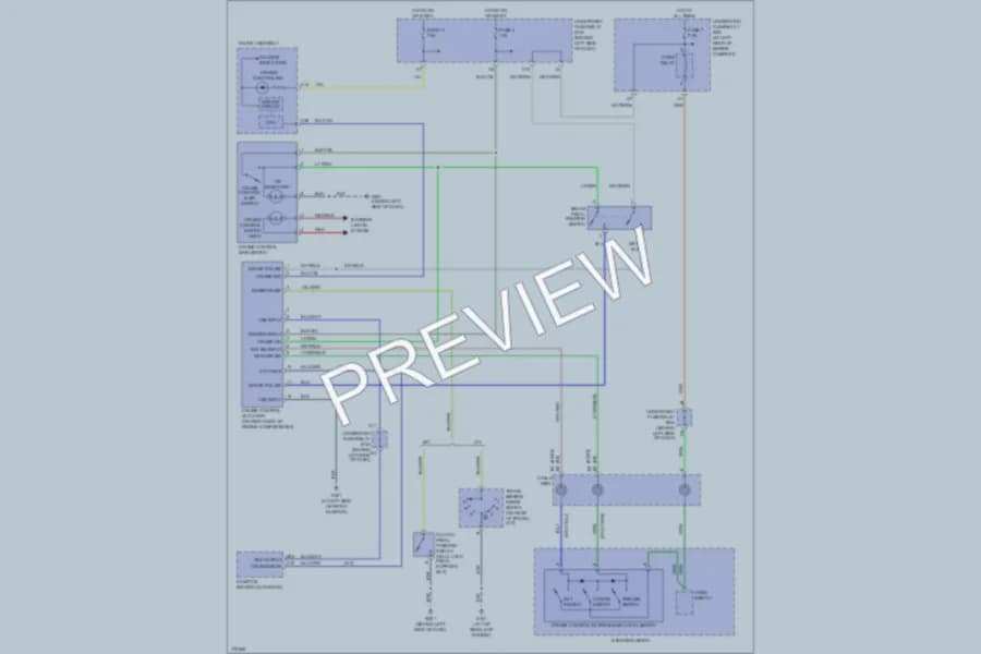 2006 Honda Element Cruise Control wiring diagram preview