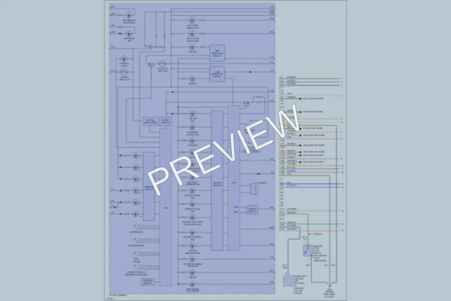 2006 Honda Element Instrument Cluster wiring diagram preview