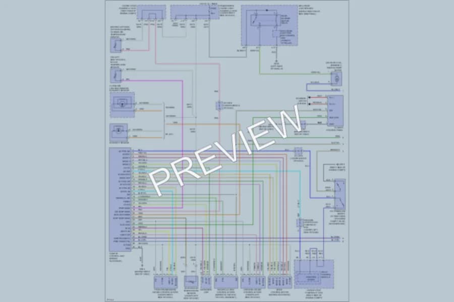 2006 Honda Odyssey Air Conditioning wiring diagram preview
