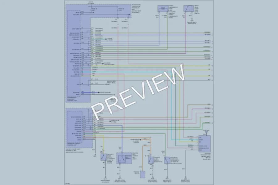 2006 Honda Pilot Power Door Locks wiring diagram preview