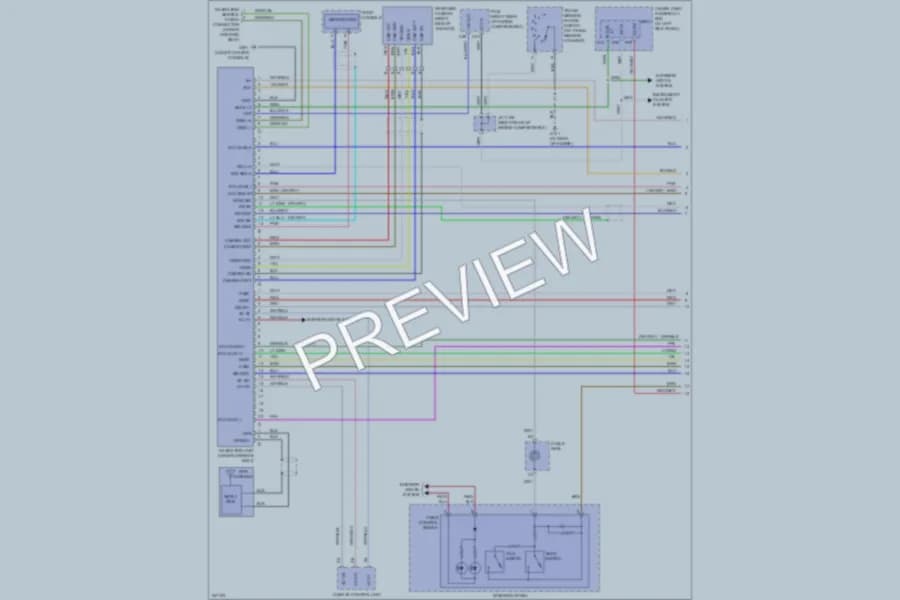 2006 Honda Ridgeline Radio wiring diagram preview