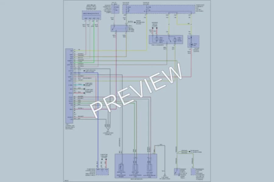 2006 Honda Ridgeline Transmission wiring diagram preview