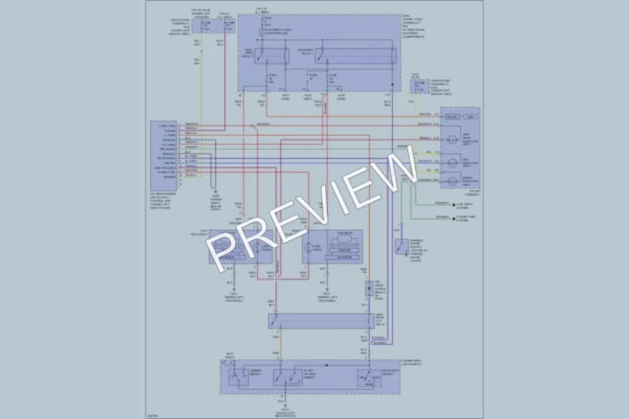 2006 Honda S2000 Headlights wiring diagram preview