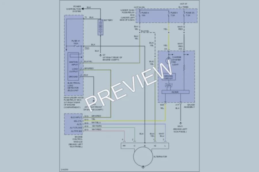 2006 Honda S2000 Starting Charging wiring diagram preview
