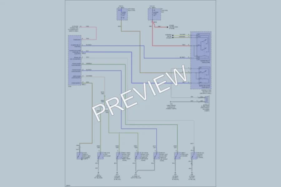 2006 Hyundai Accent Anti Theft wiring diagram preview