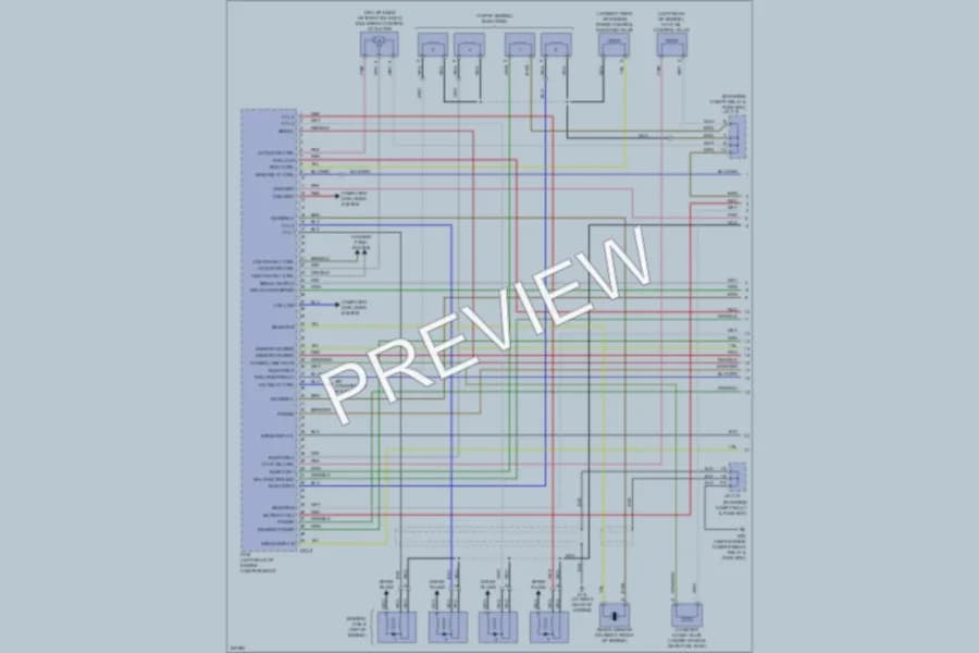 2006 Hyundai Accent Engine Performance wiring diagram preview