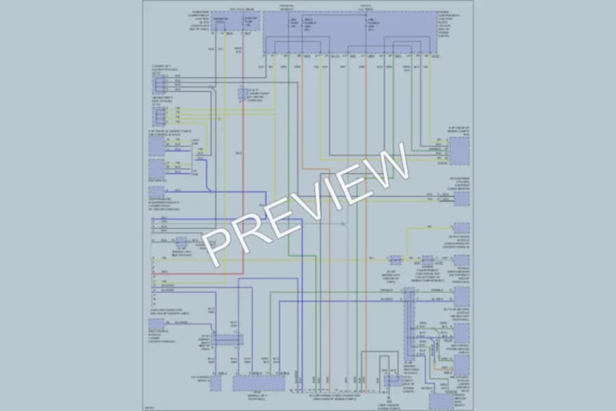 2006 Hyundai Azera Computer Data Lines wiring diagram preview