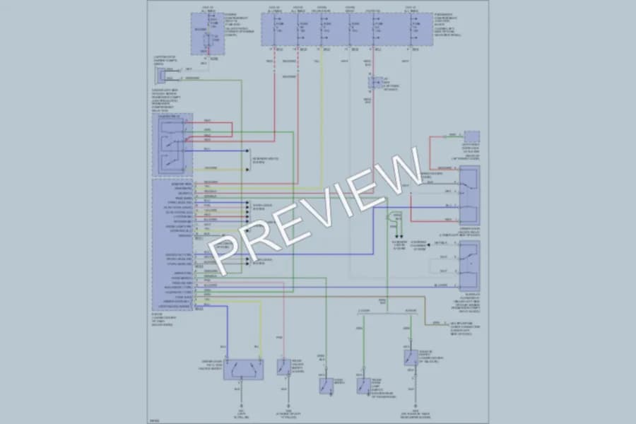 2006 Hyundai Elantra Anti Theft wiring diagram preview