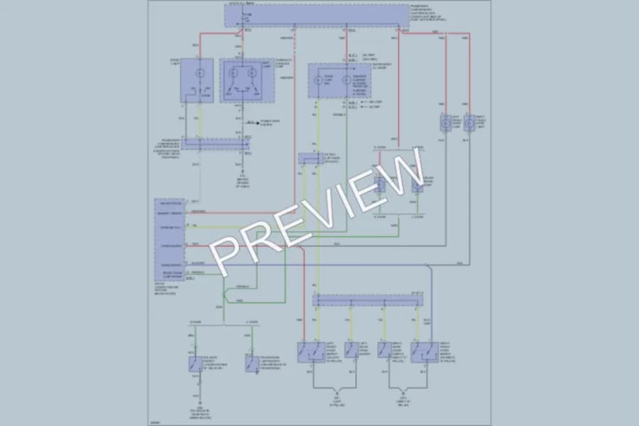 2006 Hyundai Elantra Interior Lights wiring diagram preview