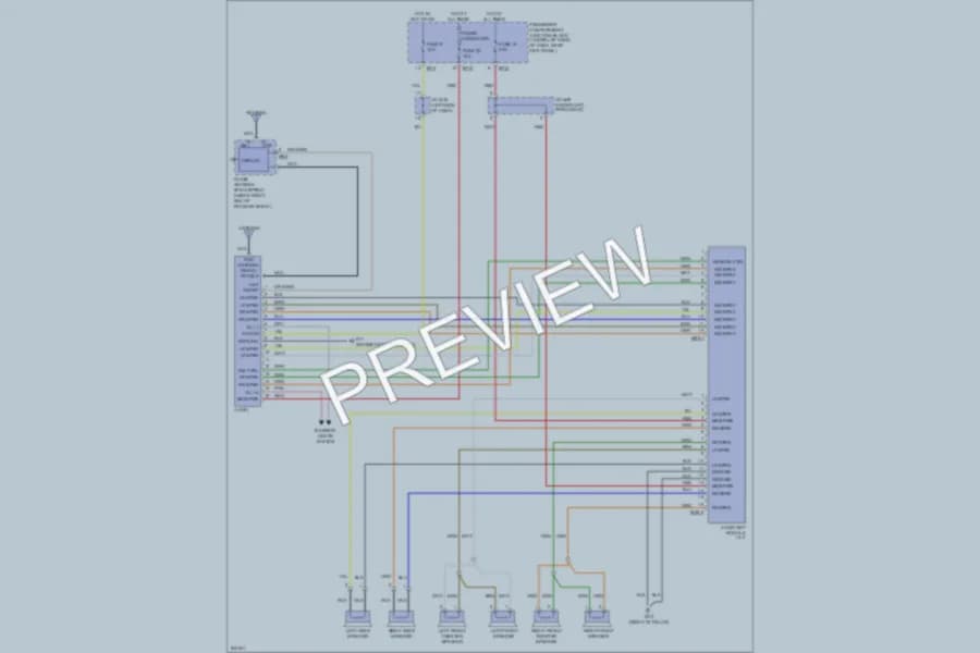 2006 Hyundai Elantra Radio wiring diagram preview