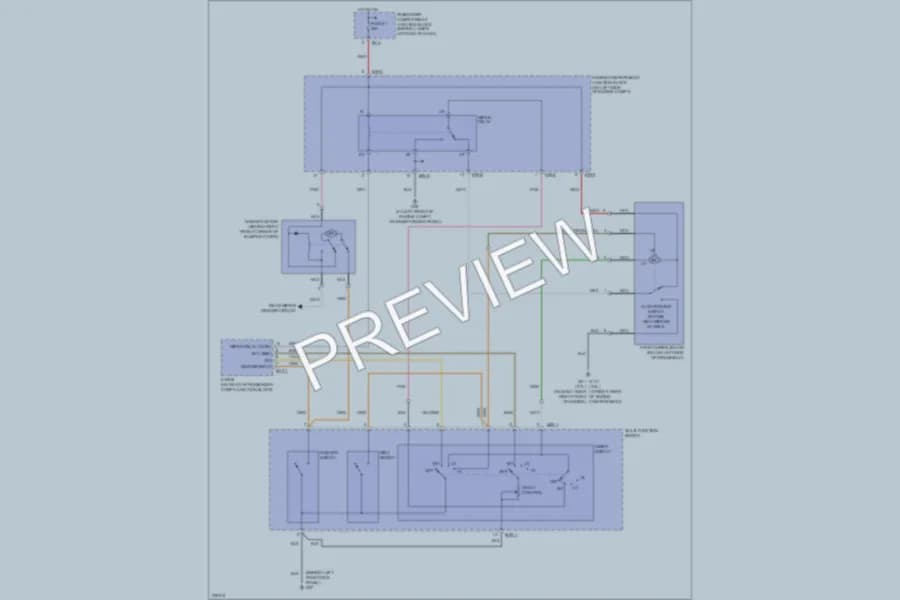 2006 Hyundai SantaFe Wiper Washer wiring diagram preview