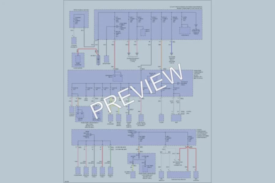 2006 Hyundai Sonata Power Distribution wiring diagram preview